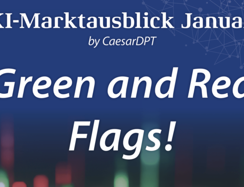 KI-Marktausblick Januar – Green and Red Flags!